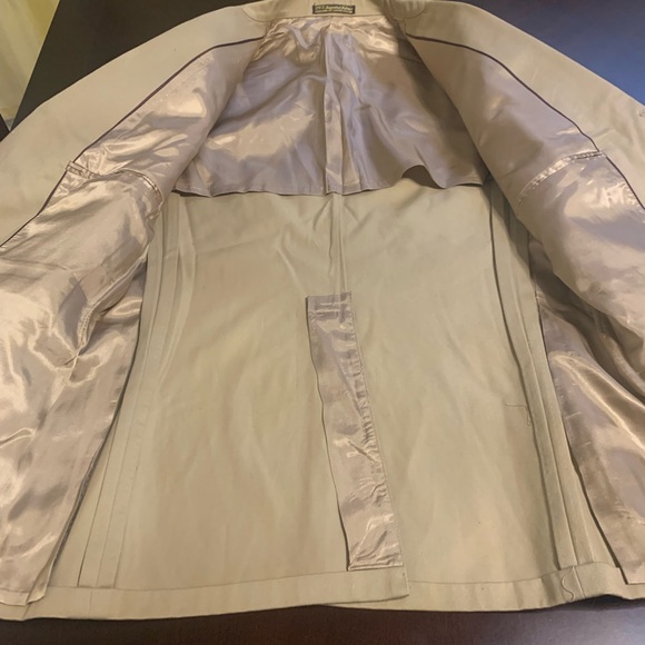 Vintage - Tan denim/khaki mens blazer - Picture 10 of 11